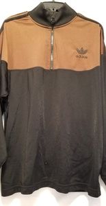 black and brown adidas jacket